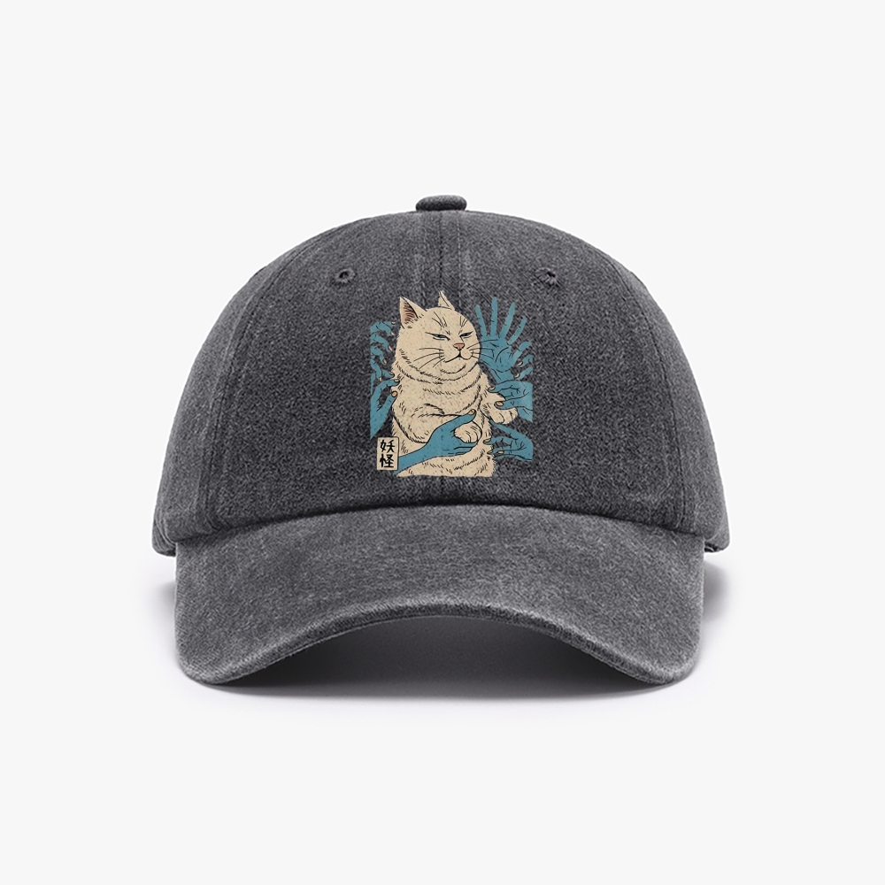 Personal Space Please - Grumpy Cat Retro Washed Baseball Cap